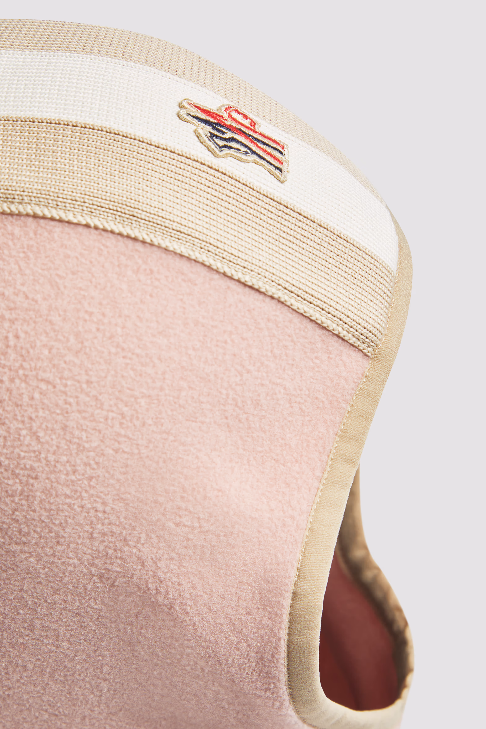Tricolor Fleece Balaclava Gender Neutral Light Pink Moncler 2